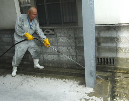 福田の家　排水管の洗浄☆