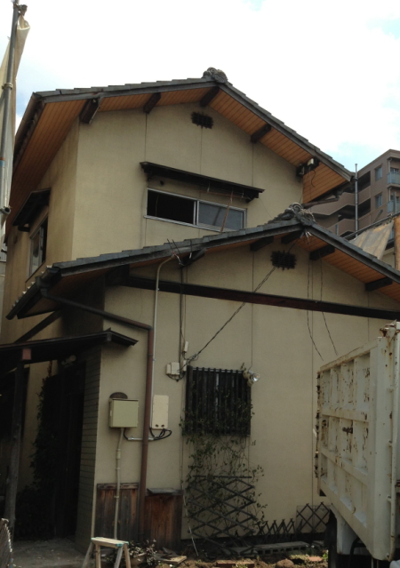 ３階建ての家　工事スタート