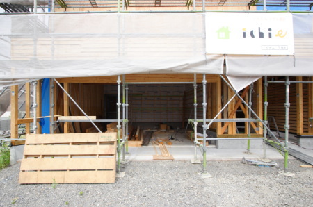 木工事中