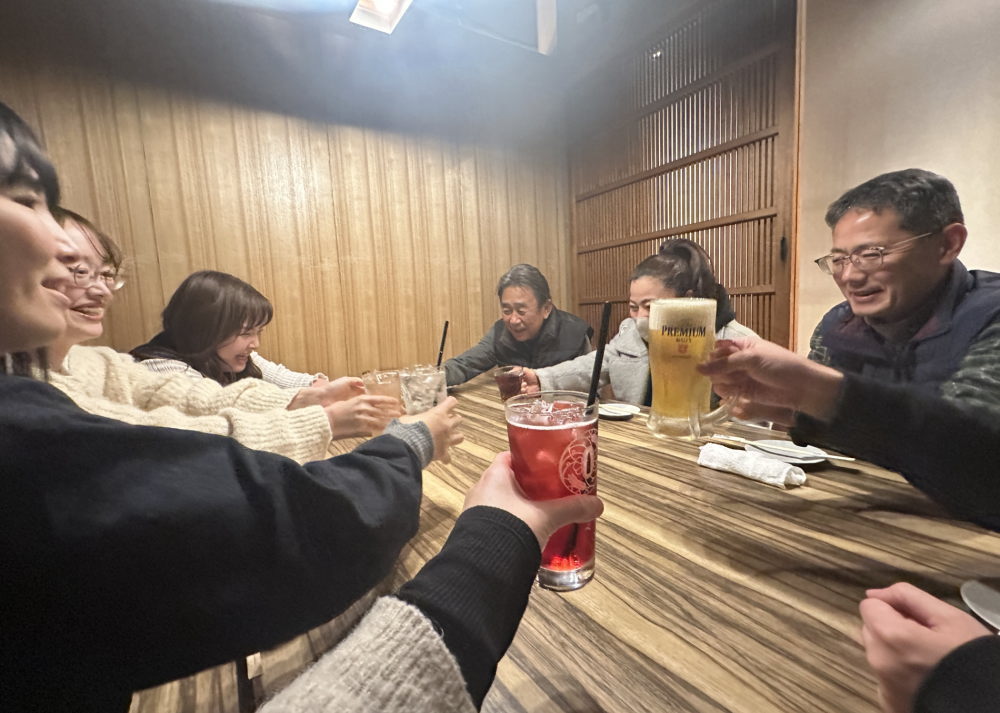 新年のあいさつと忘年会